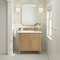 James Martin Vanities 36'' Single Vanity, Light Natural Oak w/ 3 CM White Zeus Quartz Top 424-V36-LNO-3WZ - alternate 4